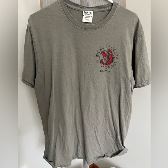 Boston Quincy market Wicked Lobsta Gray T-Shirt for Men large - Picture 1 of 5